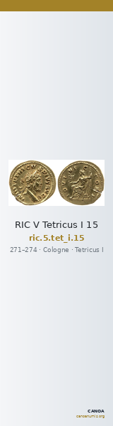 RIC V Tetricus I 15 — CANOA