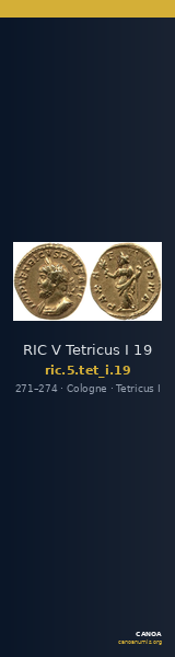 RIC V Tetricus I 19 — CANOA