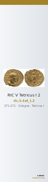 RIC V Tetricus I 2 — CANOA