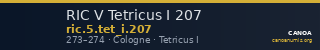 RIC V Tetricus I 207 — CANOA
