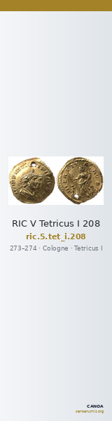 RIC V Tetricus I 208 — CANOA