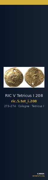 RIC V Tetricus I 208 — CANOA