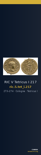 RIC V Tetricus I 217 — CANOA