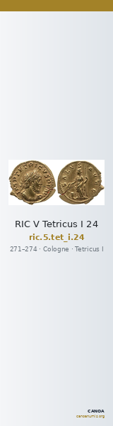 RIC V Tetricus I 24 — CANOA