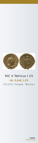 RIC V Tetricus I 25 — CANOA