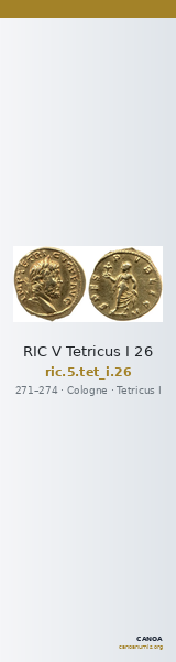 RIC V Tetricus I 26 — CANOA