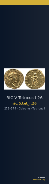 RIC V Tetricus I 26 — CANOA