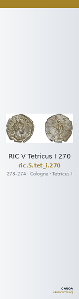 RIC V Tetricus I 270 — CANOA