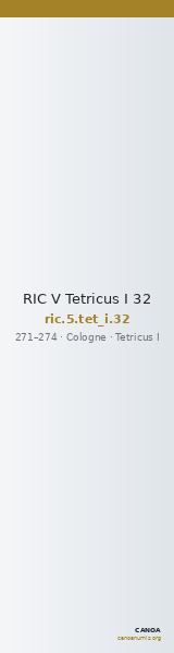 RIC V Tetricus I 32 — CANOA