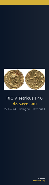 RIC V Tetricus I 40 — CANOA