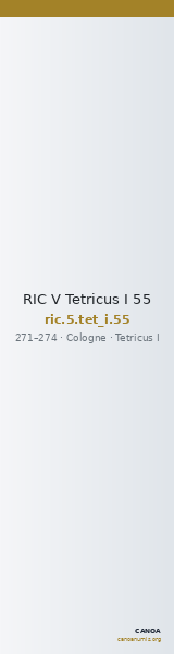 RIC V Tetricus I 55 — CANOA