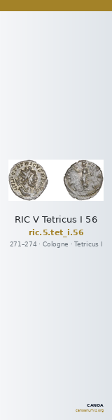 RIC V Tetricus I 56 — CANOA