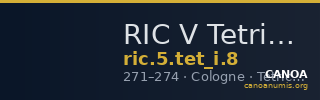 RIC V Tetricus I 8 — CANOA