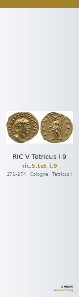 RIC V Tetricus I 9 — CANOA