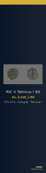 RIC V Tetricus I 90 — CANOA