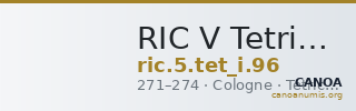 RIC V Tetricus I 96 — CANOA