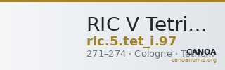RIC V Tetricus I 97 — CANOA