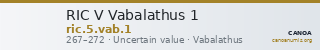 RIC V Vabalathus 1 — CANOA