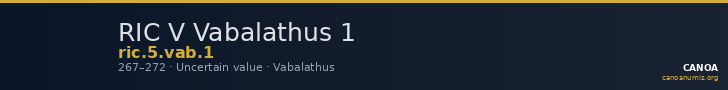 RIC V Vabalathus 1 — CANOA