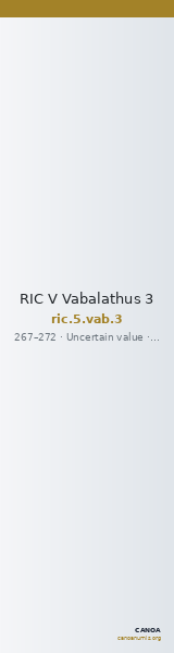 RIC V Vabalathus 3 — CANOA