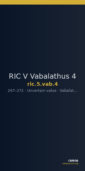 RIC V Vabalathus 4 — CANOA