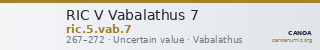 RIC V Vabalathus 7 — CANOA