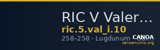 RIC V Valerian 10 — CANOA