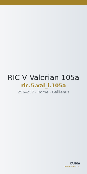 RIC V Valerian 105a — CANOA