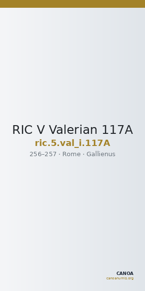 RIC V Valerian 117A — CANOA
