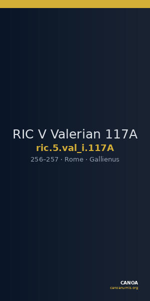 RIC V Valerian 117A — CANOA