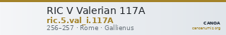 RIC V Valerian 117A — CANOA