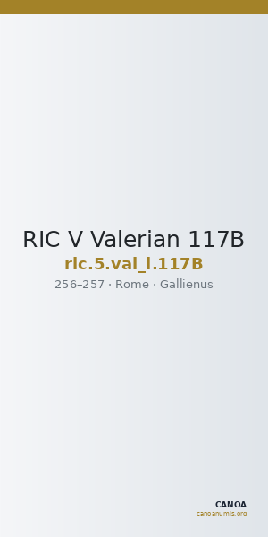 RIC V Valerian 117B — CANOA