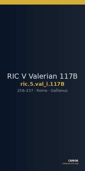 RIC V Valerian 117B — CANOA