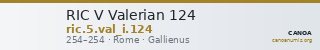 RIC V Valerian 124 — CANOA