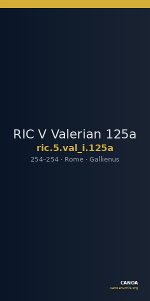 RIC V Valerian 125a — CANOA