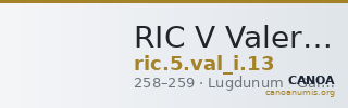 RIC V Valerian 13 — CANOA