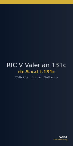 RIC V Valerian 131c — CANOA