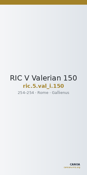 RIC V Valerian 150 — CANOA