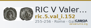 RIC V Valerian 152 — CANOA