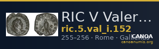 RIC V Valerian 152 — CANOA