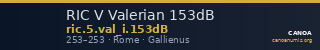 RIC V Valerian 153dB — CANOA