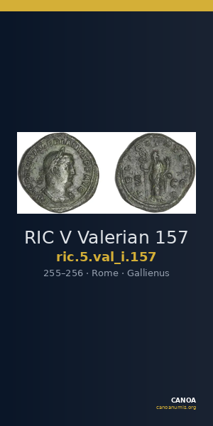 RIC V Valerian 157 — CANOA