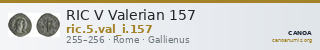RIC V Valerian 157 — CANOA