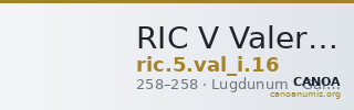 RIC V Valerian 16 — CANOA