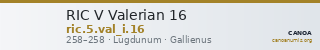 RIC V Valerian 16 — CANOA
