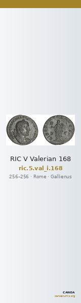 RIC V Valerian 168 — CANOA