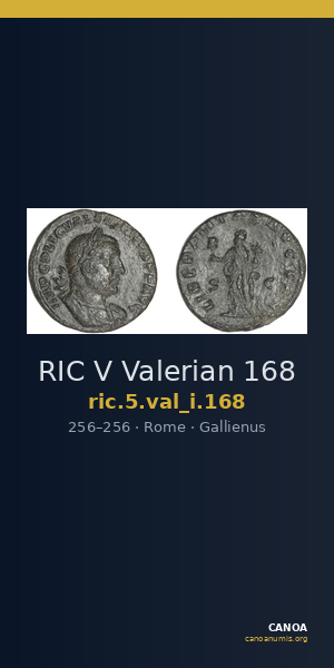 RIC V Valerian 168 — CANOA