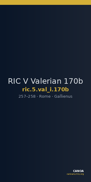 RIC V Valerian 170b — CANOA