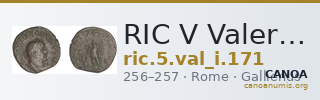 RIC V Valerian 171 — CANOA