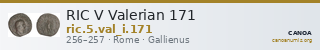 RIC V Valerian 171 — CANOA